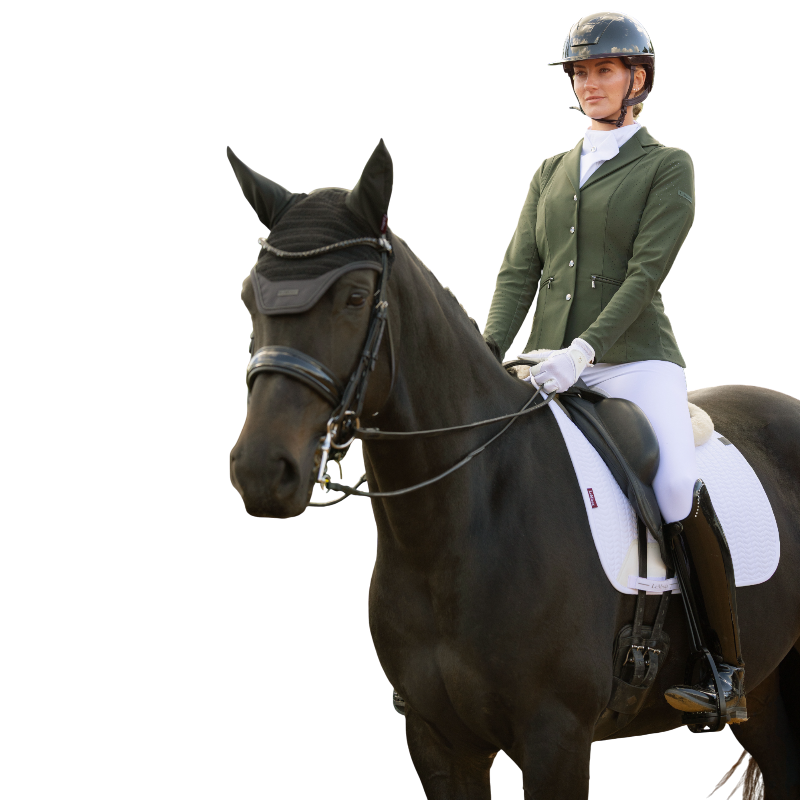 LeMieux - Tapis de dressage Square Essence blanc