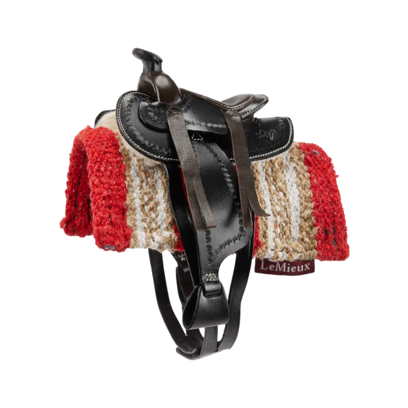Lemieux - Westernzadel voor zwarte Toy Pony 