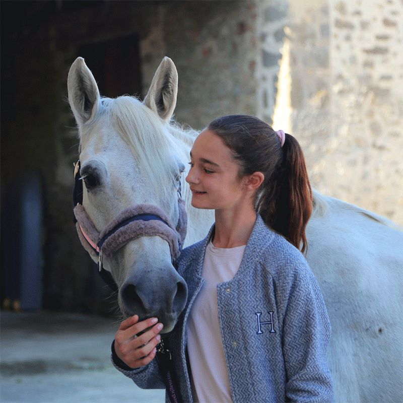 Les poneys de Zoé - Licol et longe #Mymagicponey marine/ rose | - Ohlala