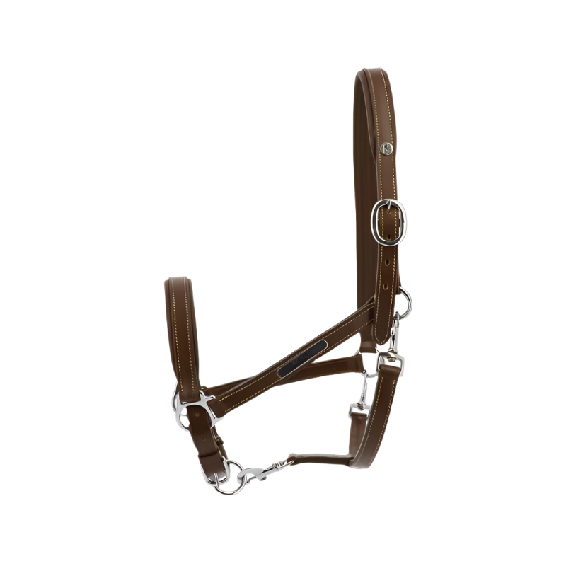 Norton - Tan leather grooming halter