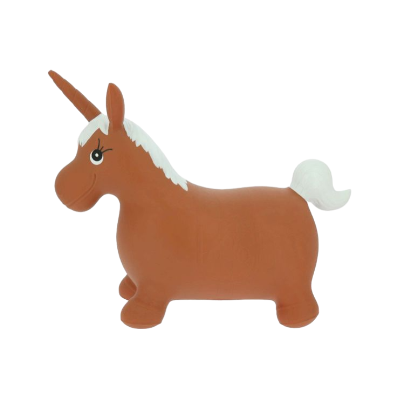 Equi-kids - Licorne sauteuse brun/ blanc | - Ohlala