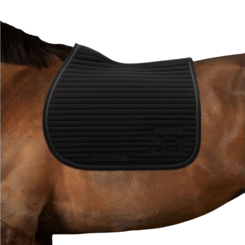 SG - Tapis de selle Lilibet noir | - Ohlala