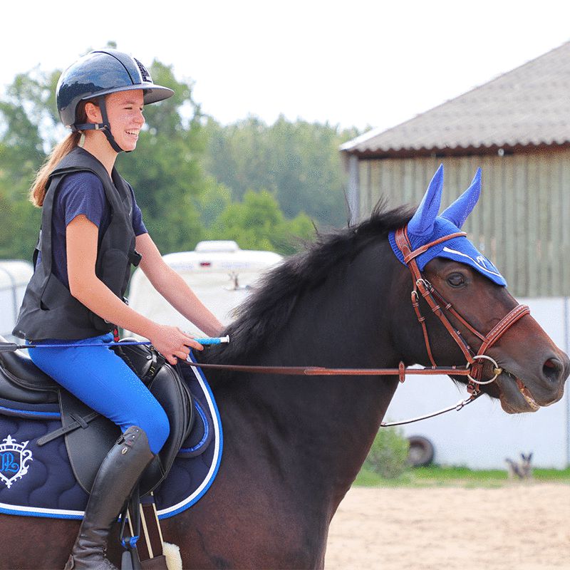 Flags & Cup - Pantalon d'équitation Cayenne enfant bleu roi | - Ohlala