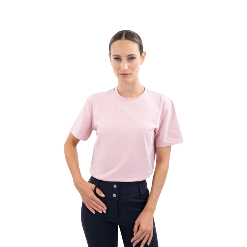 SG - T-shirt à manches courtes unisexe Lucky pivoine | - Ohlala