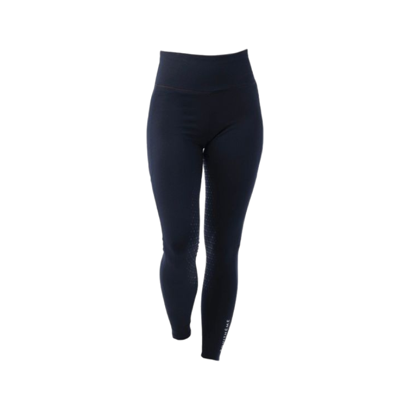 Equithème - Volledige grip lyly marine vrouwelijke rij -leggings