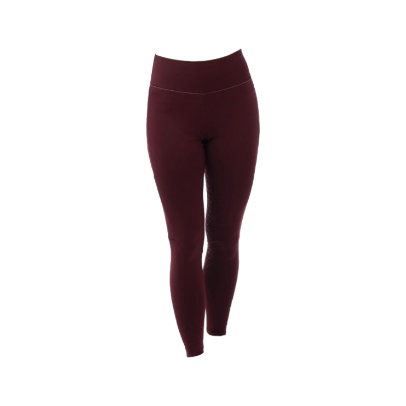 Equithème - Volledige grip lyly Bordeaux Women's Riding Leggings