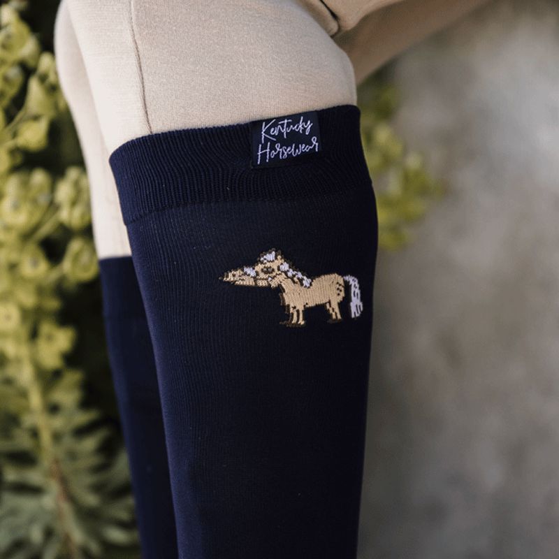 Kentucky - Chaussettes d'équitation Sammy marine | - Ohlala