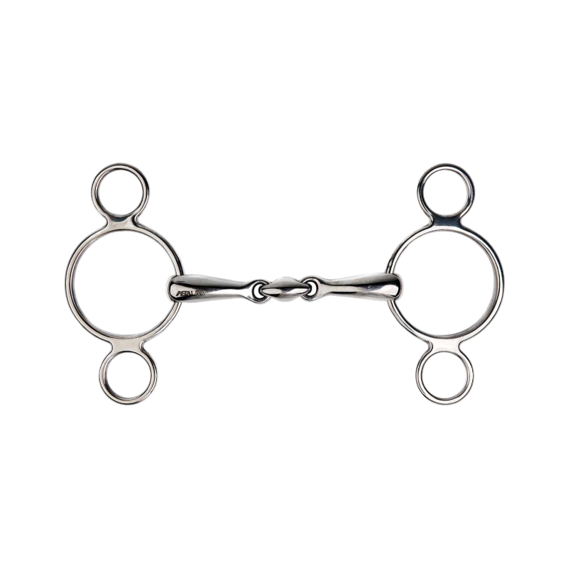Metalab - Verstellbares Gebiss 3-Ringe Doppelbrüche 