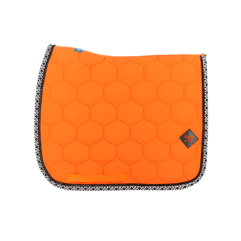 Oxxer - Oranje/ zwarte monogramkledingmat