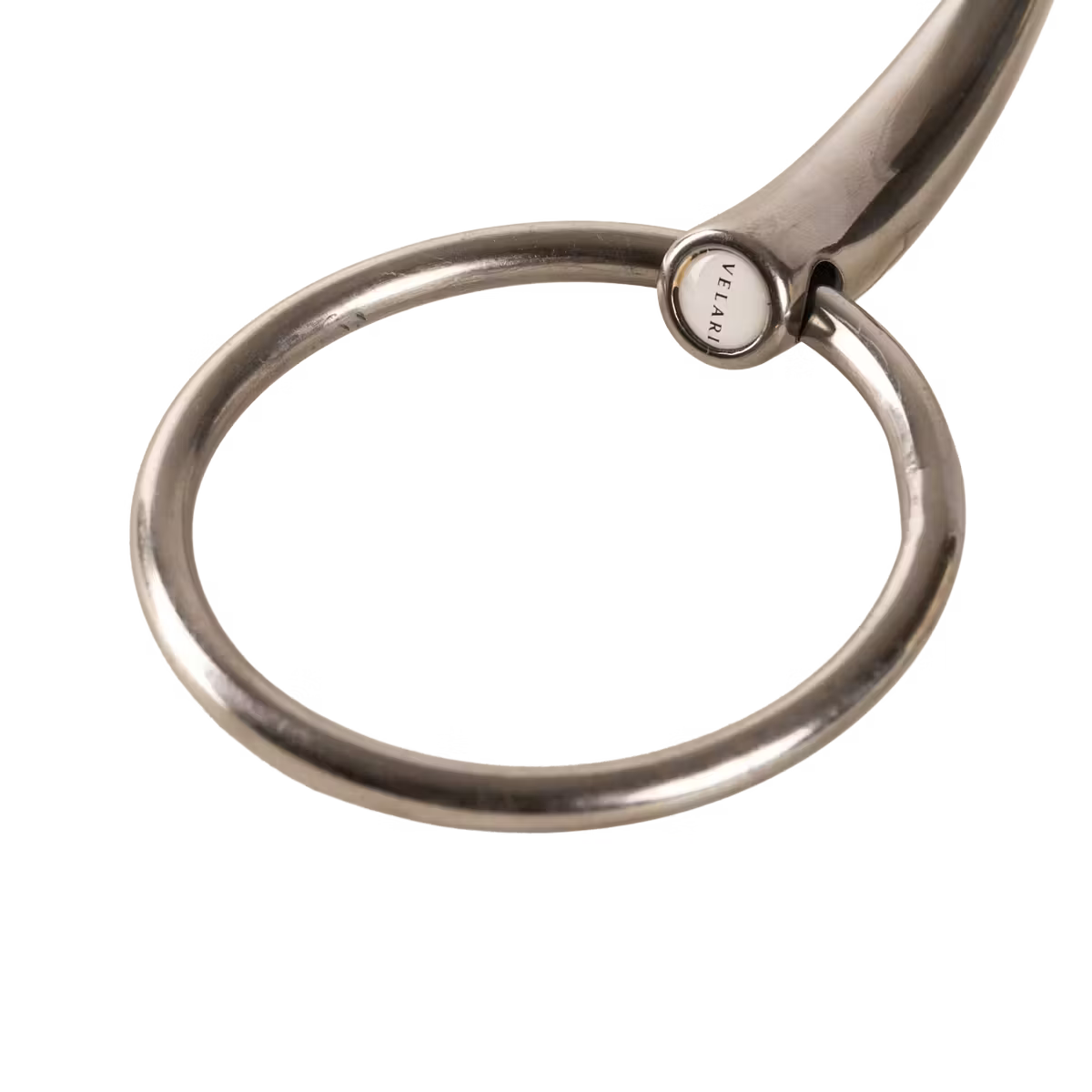 Velari  - Mors à anneaux simple brisure en acier inoxydable 14mm