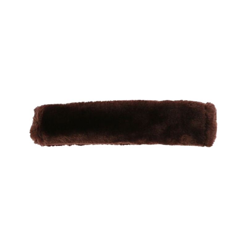 Equithème - Brown Teddy noseband sheath