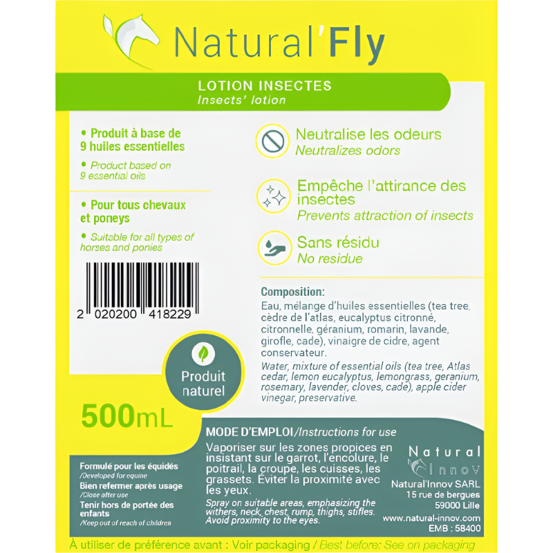 Natural' Innov - Natural'fly anti-insect spray