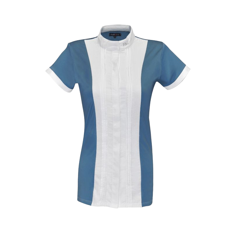 Flags & Cup - Shirt korte mouwen diamantina vrouw blauwe onweersbui