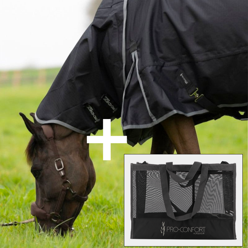 Pro Confort - Pack Couverture Dynastie 0g noir + sac à couverture M offert | - Ohlala