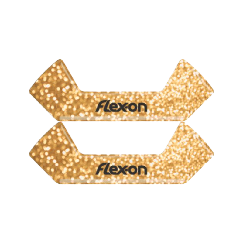 Flex On - Safe On Stickers Gold Glitter