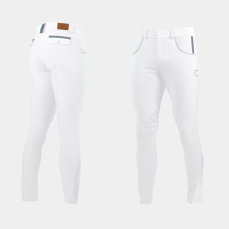 Flags & Cup - Pantalon d’équitation Homme Gimo blanc | - Ohlala