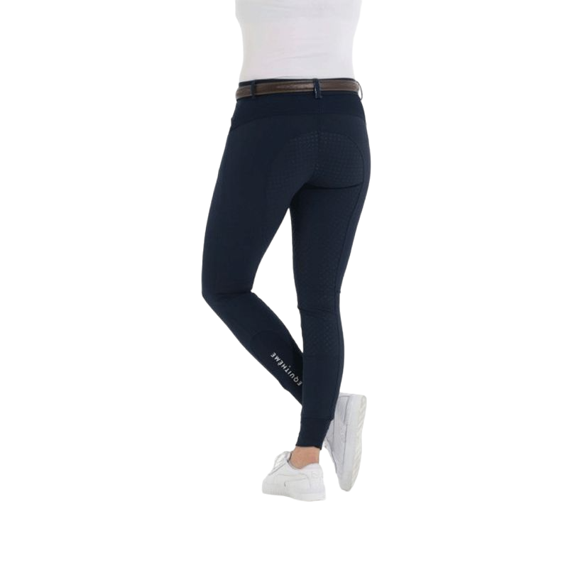 Equithème - Pantalon d'équitation full grip femme Kendal marine | - Ohlala