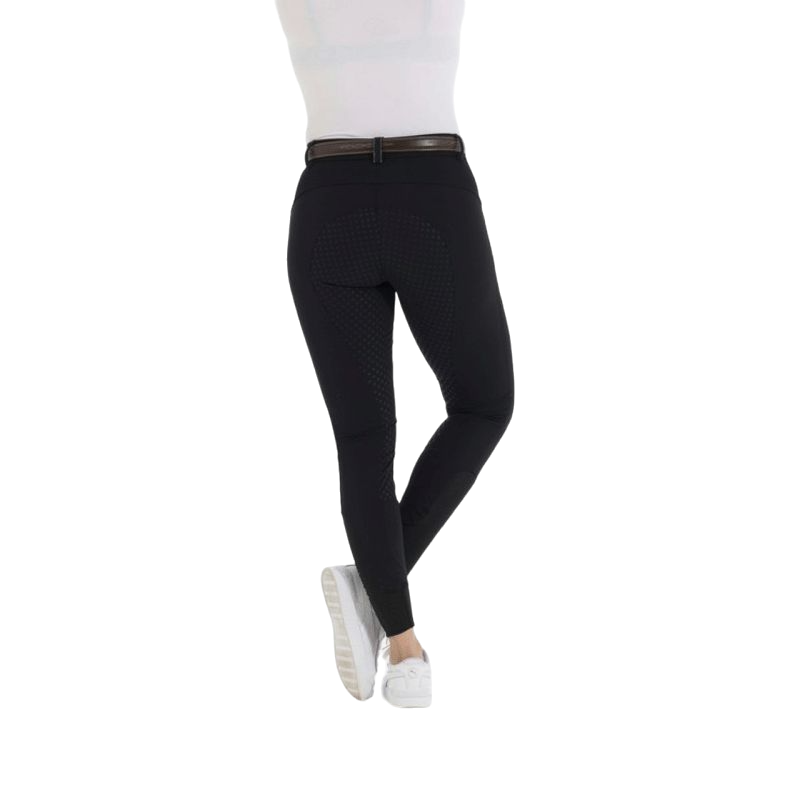 Equithème - Pantalon d'équitation full grip femme Kendal noir | - Ohlala