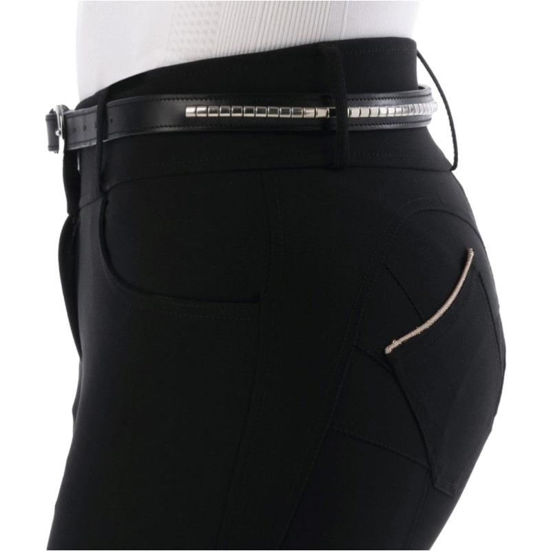 Equithème - Pantalon push up Bella noir | - Ohlala