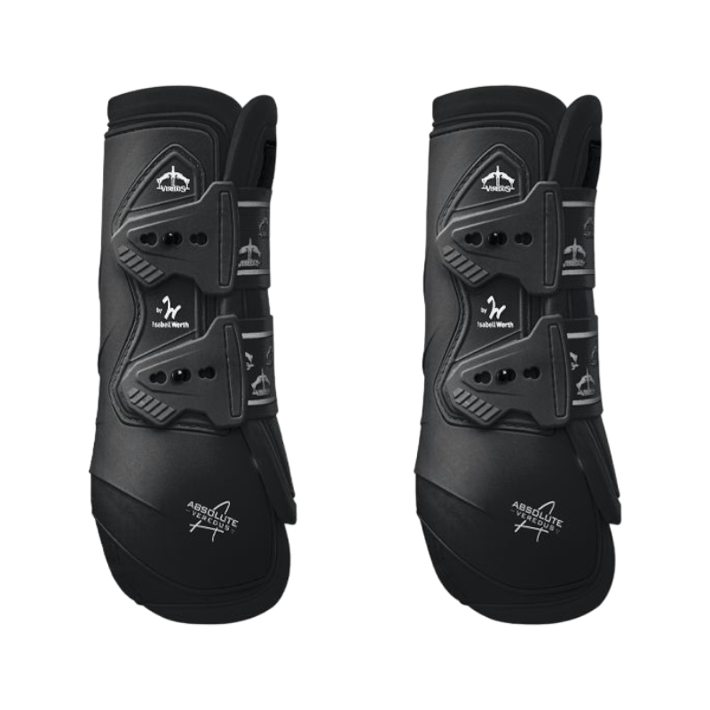 Veredus - Absolute black rear closed gaiters