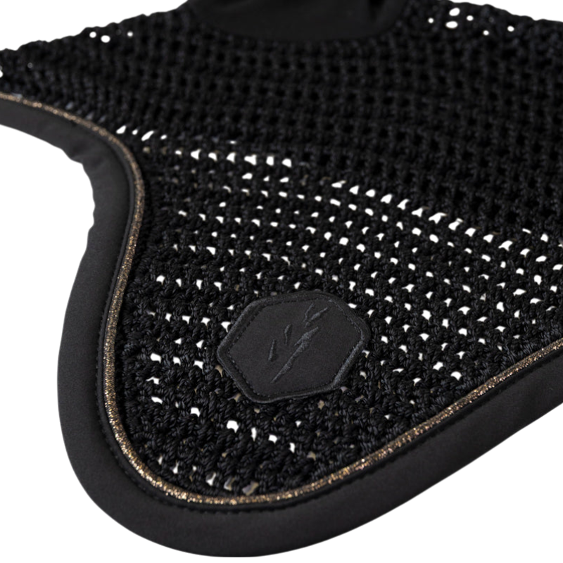 Pro Confort - Bonnet pour chevaux Dona noir | - Ohlala