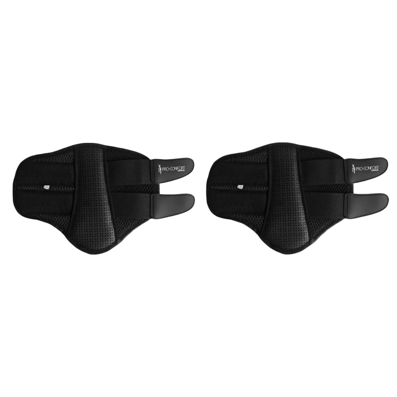 Pro Confort - Guêtres fermées souples Tolede 3D mesh velours noir