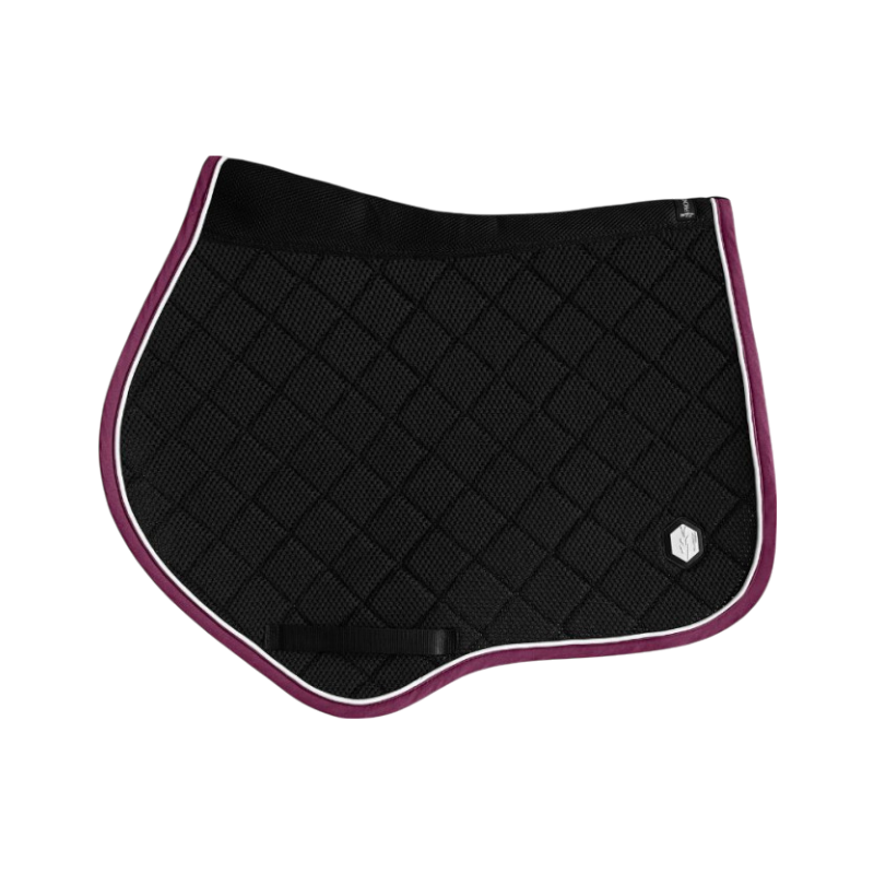 Pro Confort - saddle pad Dynamix 3D velvet mesh black/ burgundy 
