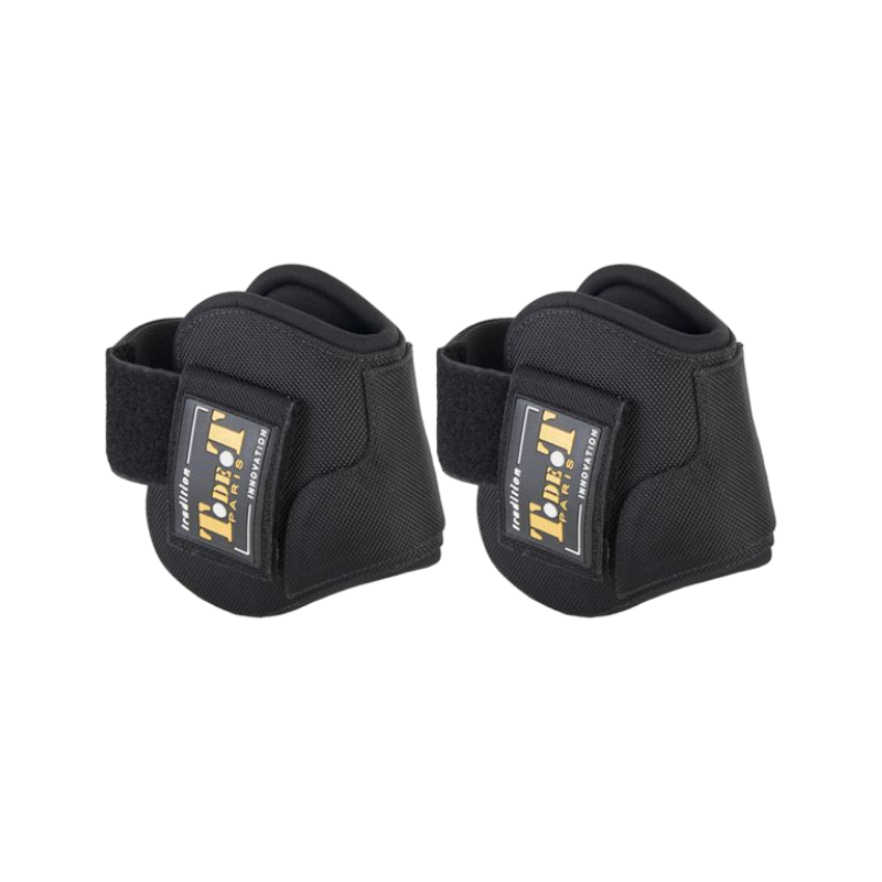 TdeT - Black thermoformed integral fetlock guards