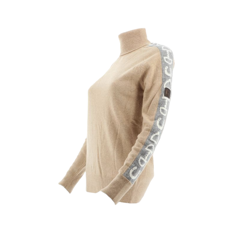 Vestrum - Lierneux beige women's turtleneck sweater