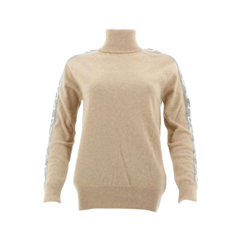 Vestrum - trek kraag opgerolde vrouw beige bekleed