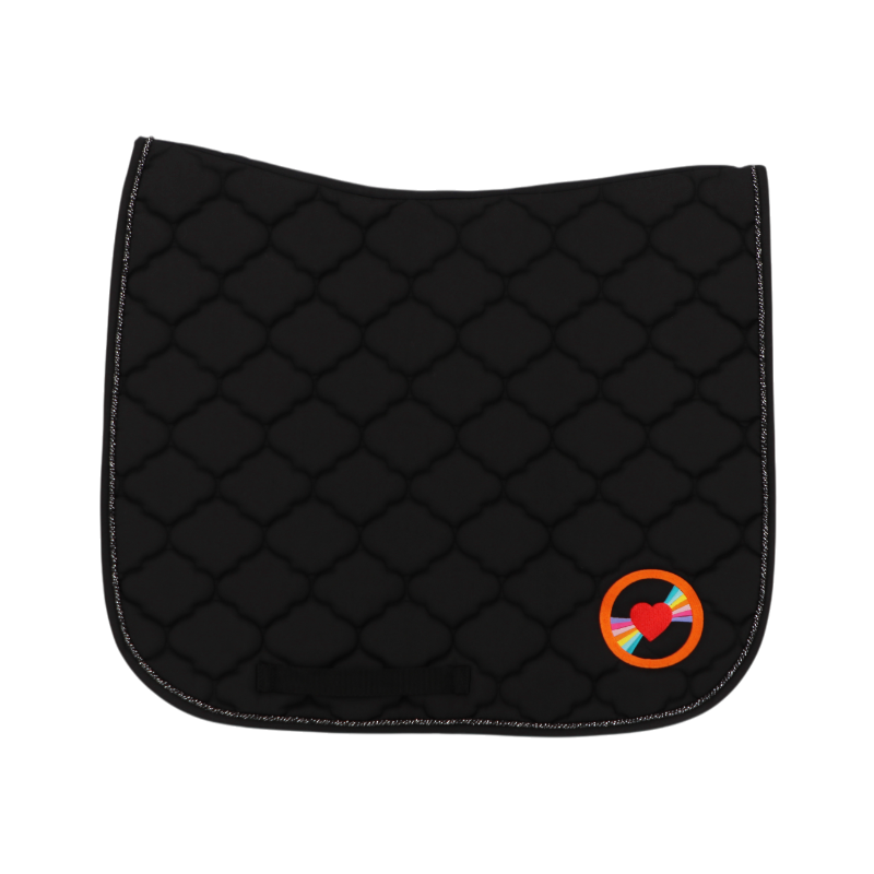 Riding World - Jubiläumsausgabe Dressurpad Schwarz mit Rope-Logo OHLALA 