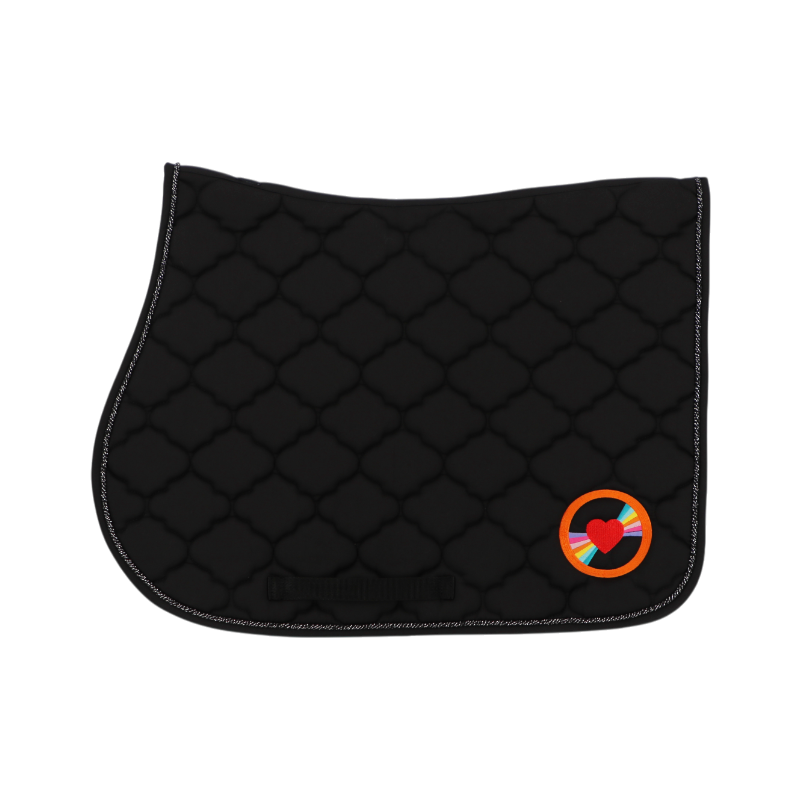 Riding World - Satteldecke Jubiläumsausgabe Rope schwarz Logo OHLALA 