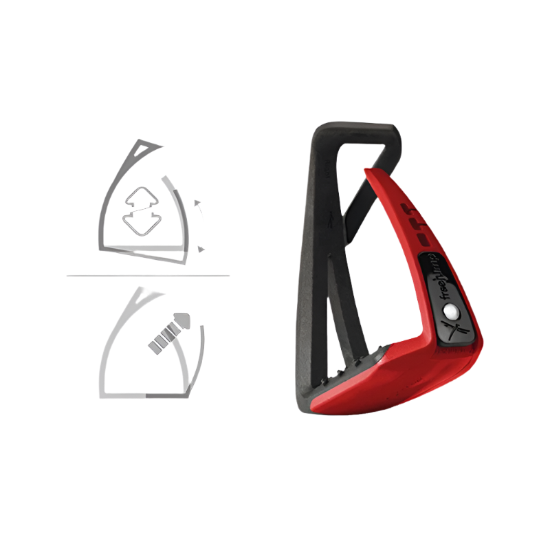 Freejump - Soft'Up Lite Stirrups Black / Red