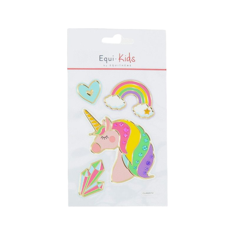 Equi-kids - Stickers licorne relief strass | - Ohlala