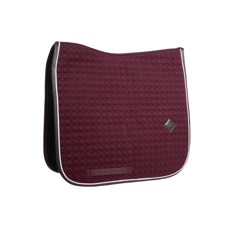 Kentucky Horsewear - Tapis de dressage classic leather bordeaux | - Ohlala