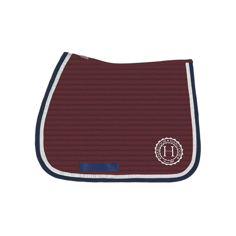 Harcour - Tapis de selle Karembar bordeaux | - Ohlala