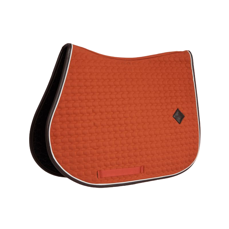 Kentucky Horsewear - Tapis de selle classic leather orange | - Ohlala