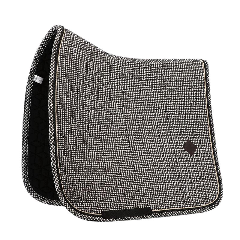 Kentucky Horsewear - Tapis de dressage Pied de Poule noir | - Ohlala