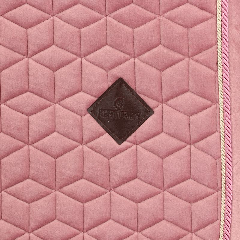 Kentucky Horsewear - Tapis de dressage Velvet Vieux Rose | - Ohlala