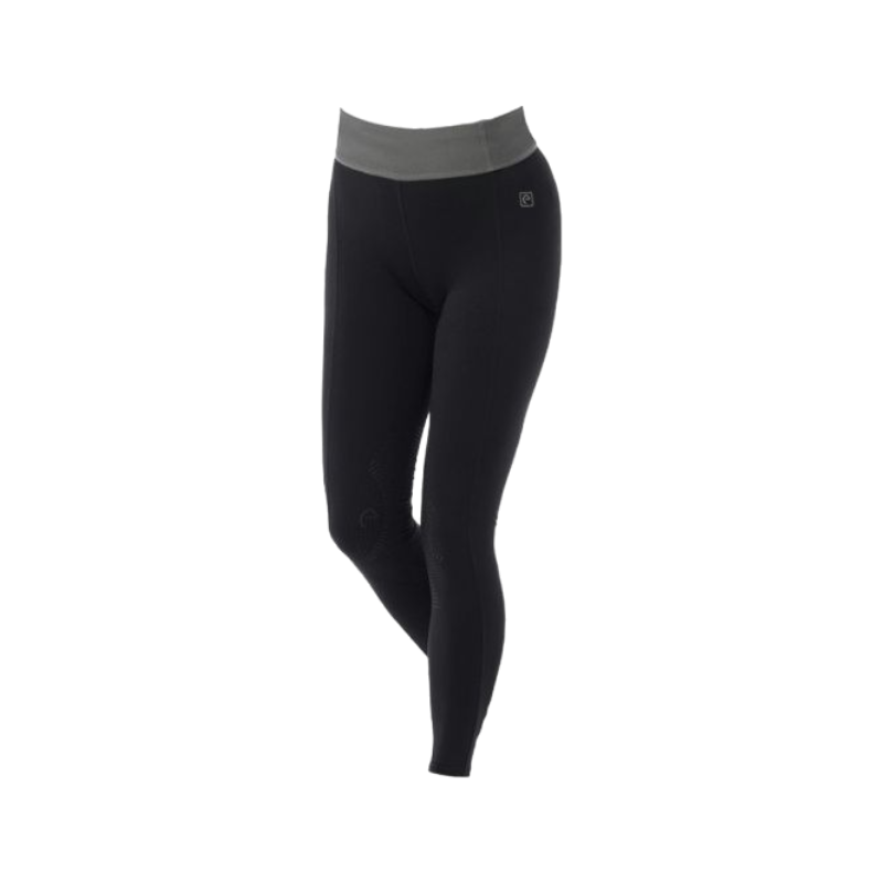 Equithème - Women's riding leggings Tea black/khaki