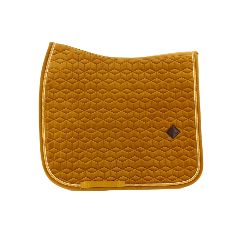 Kentucky Horsewear - Tapis de dressage Velvet Moutarde