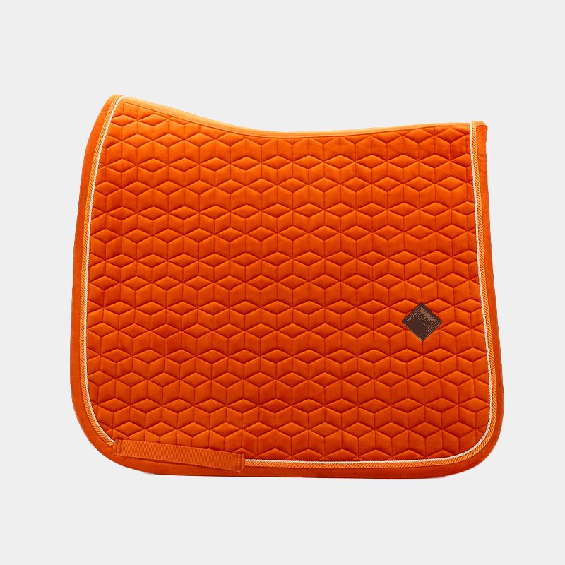 Kentucky Horsewear - Tapis de dressage Velvet Orange | - Ohlala