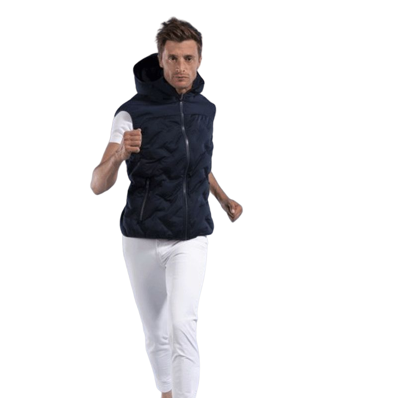 Pro Series - Veste sans manches homme Spirale marine | - Ohlala