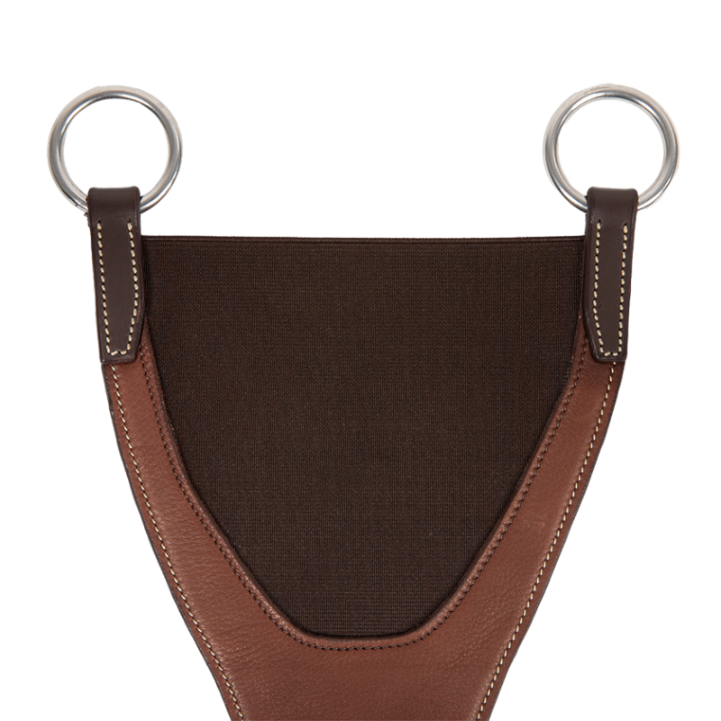 Antarès Sellier - Fourche de martingale pleine Bib Signature marron | - Ohlala