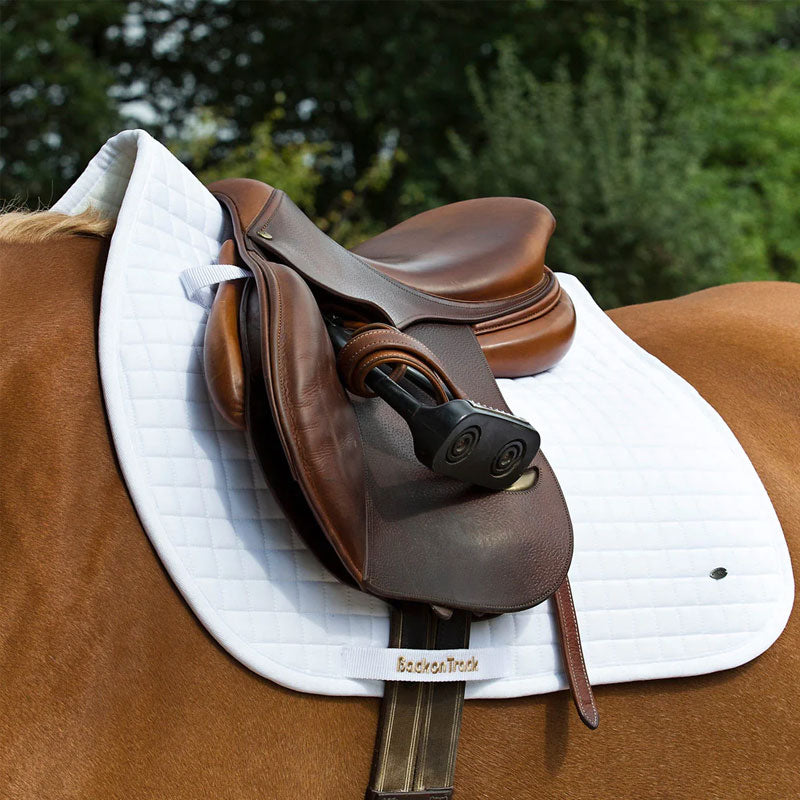 Back On Track - Tapis de selle N°1 Jumping Blanc | - Ohlala