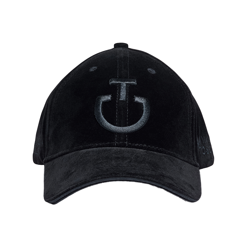 Cavalleria Toscana - Casquette unisexe Baseball velour noir | - Ohlala