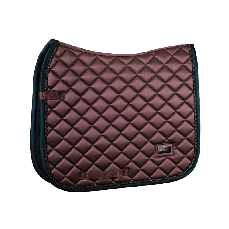 Equestrian Stockholm - Tapis de dressage Endless Glow cob marron | - Ohlala