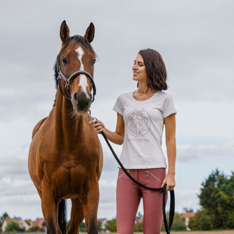 Equithème - T-shirt femme Magali blanc | - Ohlala