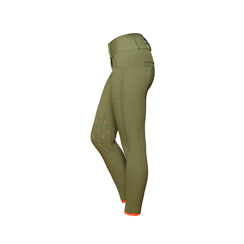 GEM - Pantalon d'équitation femme Dorado kaki | - Ohlala