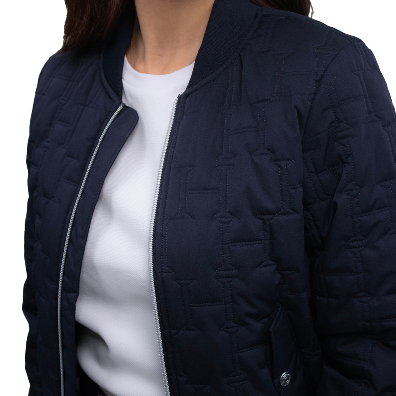 Harcour - Manteau bomber femme Bimba marine | - Ohlala